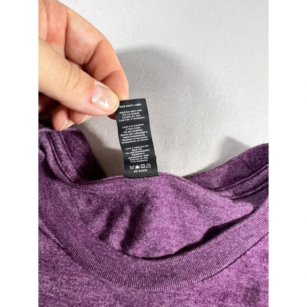 District Perfect Blend Catnap Enthusiast Graphic Tee Purple Heather L Womens
